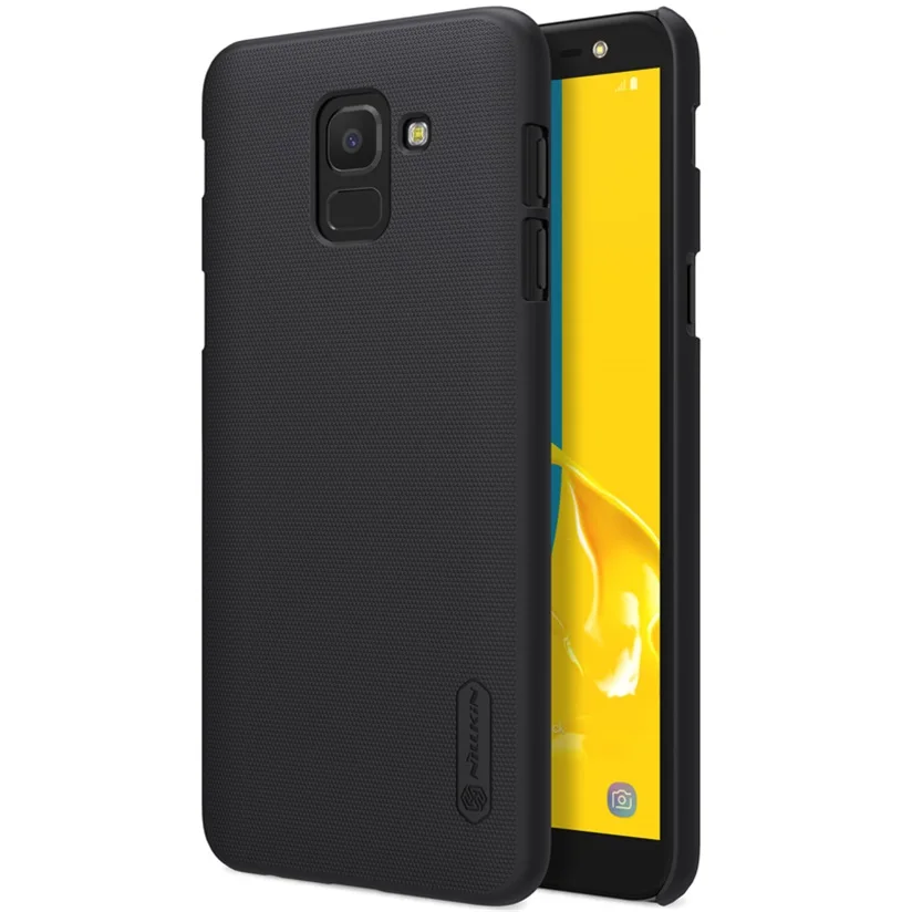 Чехол NILLKIN для Samsung Galaxy J6 2018 матовый жесткий пластиковый чехол-накладка чехол с