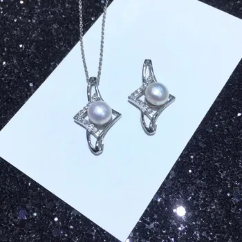 

Hot Pearl Party Promotion Pearl Pendant Mountings, Pendant Findings, Pendant Settings Jewelry Parts Fittings Women Accessories