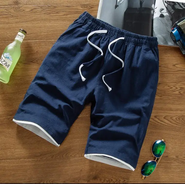 High quality 2019 summer leisure Elastic Waist Drawstring teenagers students men's beach shorts High quality 2019 summer leisure Elastic Waist Drawstring teenagers students men's beach shorts