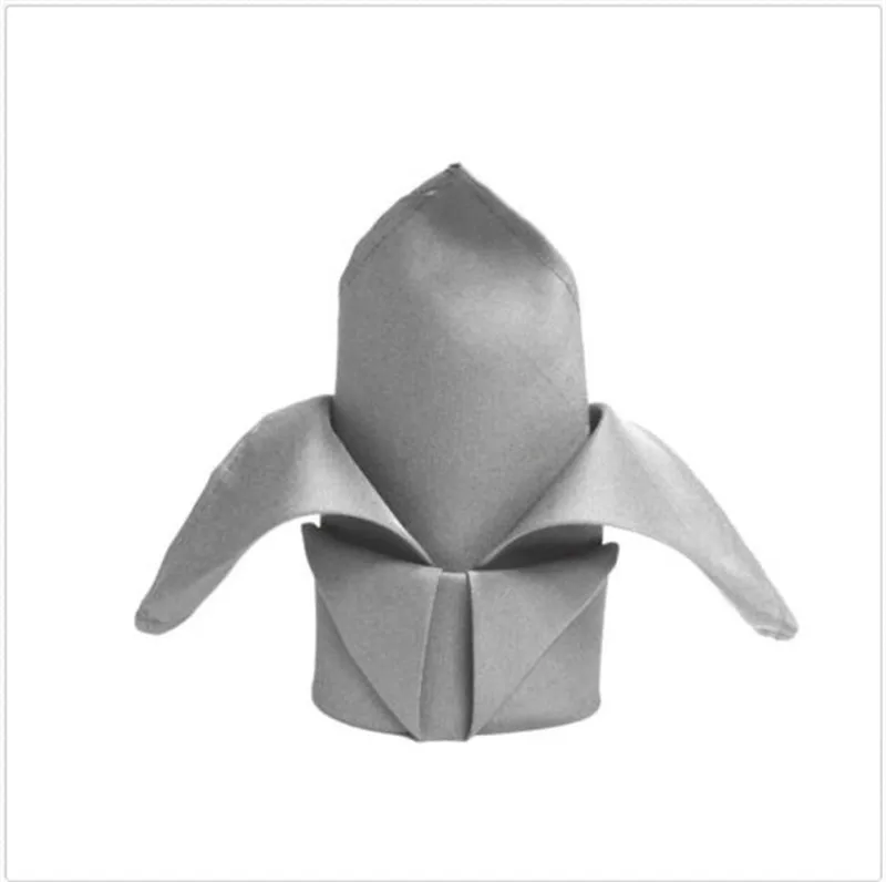 100 linen napkins 20'' x 20'' silver Wedding Napkins Free Shipping