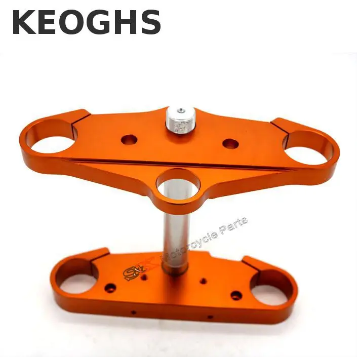 Keoghs мотоциклетные тройные деревья Cnc алюминиевая верхняя и бутылочная зажим для