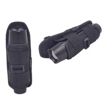 

UF-402 402# 14.8x5.5cm 360Degree Rotatable Nylon Black Holster for Flashlight