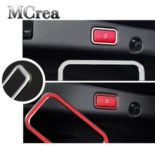 Mcrea 2 шт. Авто Стайлинг для Mercedes Benz W213 E Class рамка-стенд налобный противотуманный фонарь лампы Кнопка рукоятки наклейки автомобильные аксессуары