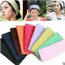 Головные повязки для йоги спортивная эластичная повязка на голову 5 набор спортивной одежды из принадлежности для йоги танец Байкер широкая головная повязка стрейч-Лента Хлопок повязка на голову H1E1