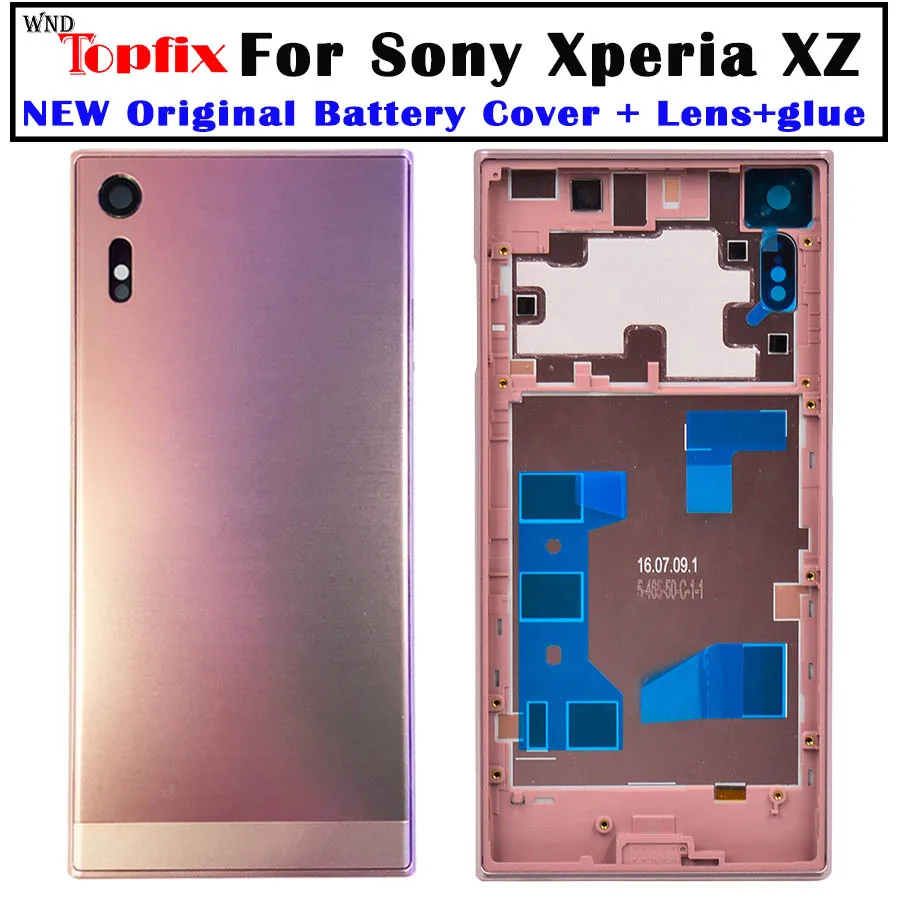 

Original For Sony Xperia XZ Back Battery Cover Door Rear Glass Housing Case For Sony XZ Battery Cover XZ F8332 F8331 housing