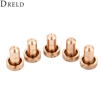 

DRELD 5Pcs Plasma Nozzle 9-8205 Cutting Tips For SL60 SL100 Plasma Cutter Torch Consumables Accessories 20A-30A Welding Supplies