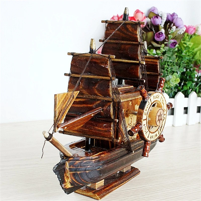 Вкус музыкальная шкатулка художественный креативный персонаж Современная выставка деревянная парусная лодка подарки для друзей детей слуховое удовольствие