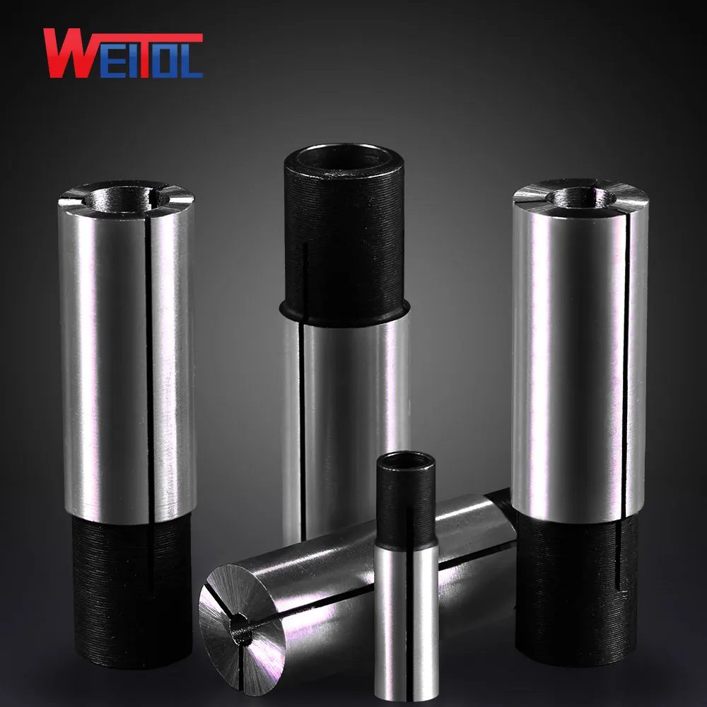 

WeiTol 2 pcs CNC machine solid carbide end mill adapter,conversion sleeve milling cutter chuck Universal engraving machine part