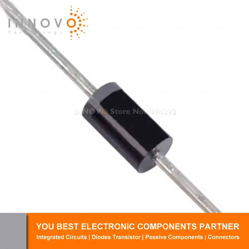 

INNOVO 10 шт./лот UF1007-T 1007 1000 В 1A DO-41 Бесплатная доставка новый оригинальный