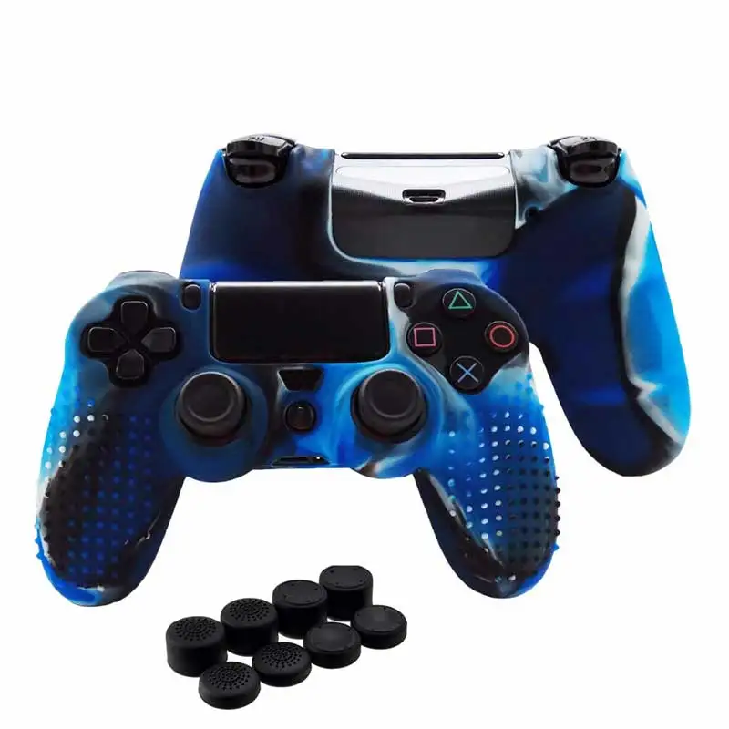 Шипованный Противоскользящий силиконовый чехол для Sony Playstation Dualshock4 PS4 DS4 pro тонкий