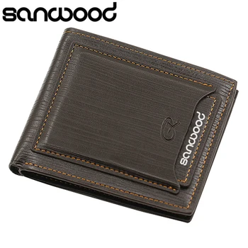 

Designed Universal Men Cow Leather Bifold Wallet Credit ID Card Holder Slim Purse Clutch 925J