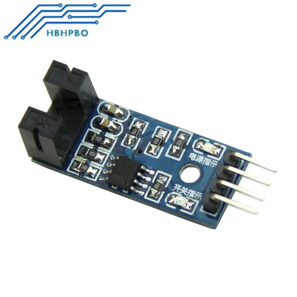 1//2//5PCS Slot Type Optocoupler Motor Speed Measuring Counter Sensor Module