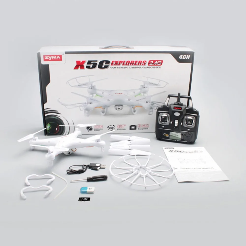 SYMA X5C X5C-1 2MP HD FPV 2MP kamery 2.4 GHz 4CH 6 osi helikoptera RC Quadcopter helikopter dron RC dron do zabawy z kamera SYMA X5C X5C-1 2MP HD FPV 2MP kamery 2.4 GHz 4CH 6 osi helikoptera RC Quadcopter helikopter dron RC dron do zabawy z kamera