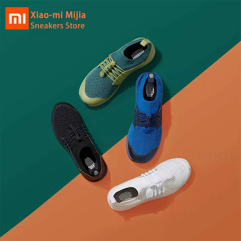 

Xiaomi Mijia GTS Retro Flying Sneakers Football Mesh TPU Stable Support EVA Cushioning Light Comfortable Knitting Casual Shoes