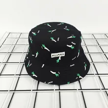 Летняя кепка унисекс для взрослых Двусторонняя одежда с принтом рыбака Солнцезащитная шляпа на открытом воздухе Хип-хоп кепка