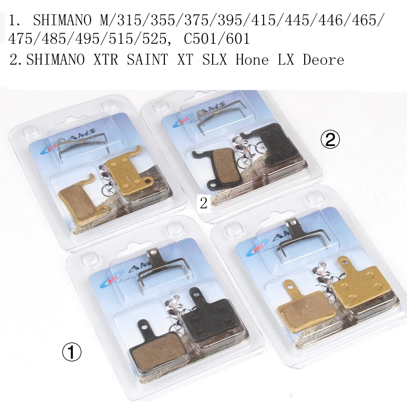 

Bicycle Disc Brake Pads Resin Metal Resin Friction Pads for SHIMANOl MTB Mountain Bike Brake Pads