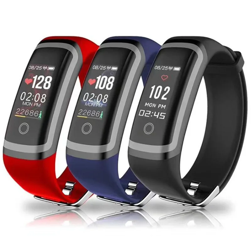 

M4 Fitness Tracker Newest chip Nrf52832 Watch real-time dynamic Heart Rate & blood pressure monitor smart bracelet band