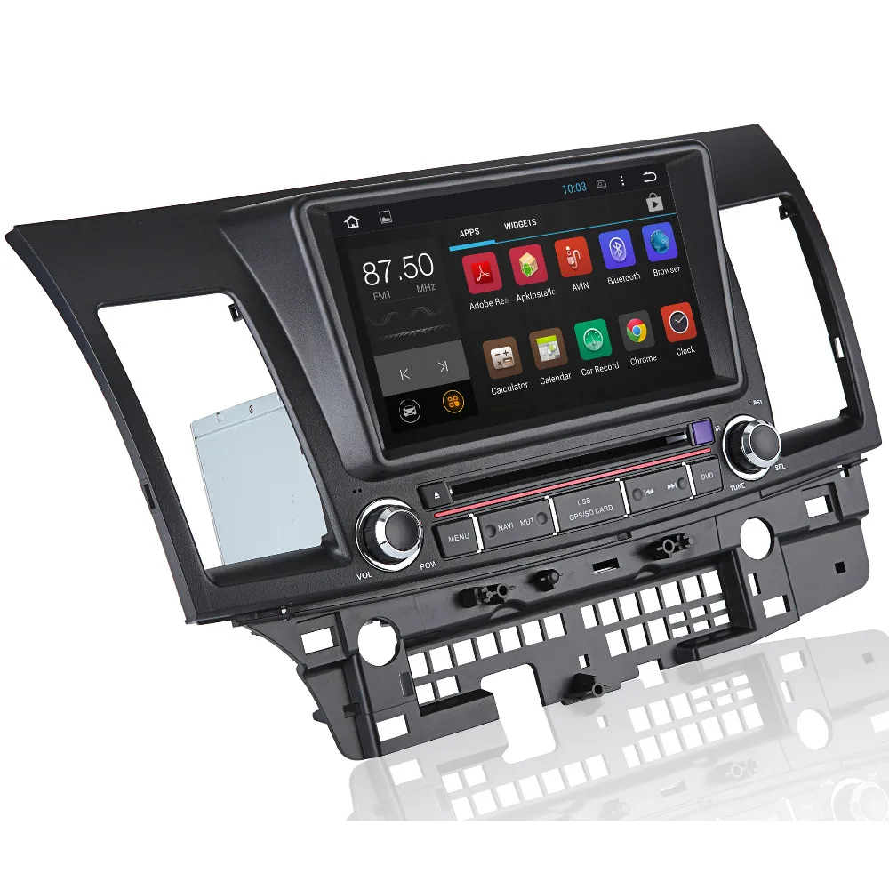 

Quad Core 2G RAM Android 7.1 Car DVD player For Mitsubishi Lancer 2006-2013 Car GPS Navigation Radio Stereo Bluetooth 4G Wifi