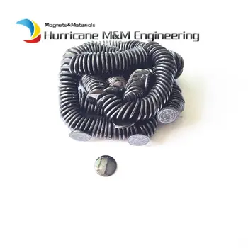 

400pcs Ferrite Magnet Bread Shape Dia. 10x2 mm Polished Shining Jewelry Health Care Ceramic Magnets for DIY Button Office Use