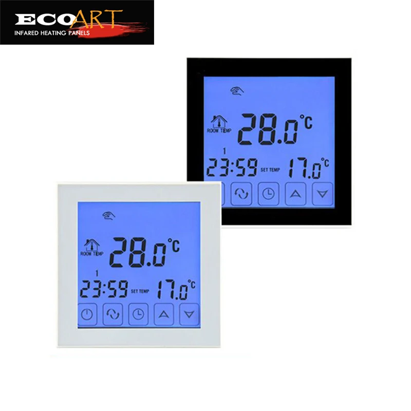 Сенсорный экран цифровой Pragrammable термостат для панель инфракрасного нагрева регулятор температуры