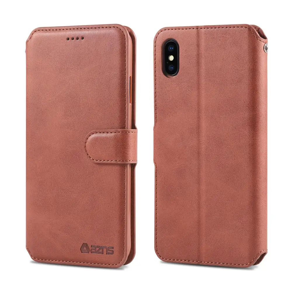 Чехол для Apple iphone x xs max 7 plus Роскошный кожаный бумажник флип кейс iphone8 iphone6