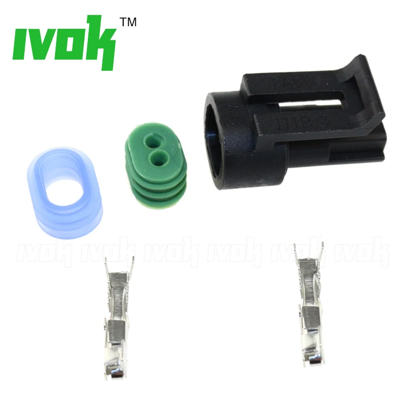 For Coolant Temperature Temp Sensor CTS Connector Kit Plug 2 Way Female