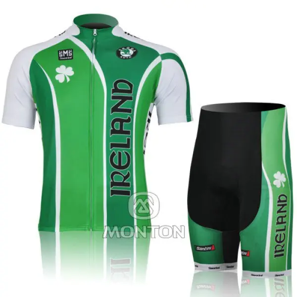 free shipping!2011 Ireland team Short Sleeve cycling Jersey and shorts