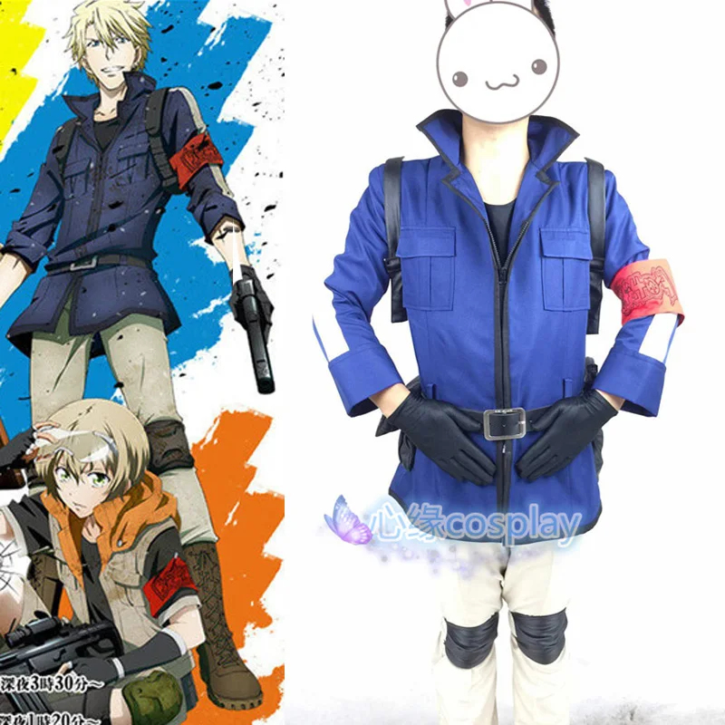 Японские мультфильмы Aoharu x Machinegun Косплей костюмы маскамун матсуока Костюм Аниме