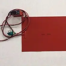 100x100 мм 30 Вт 220 В силиконовый нагреватель ЖК-экран сепаратор с цифровым термостатом электрические провода