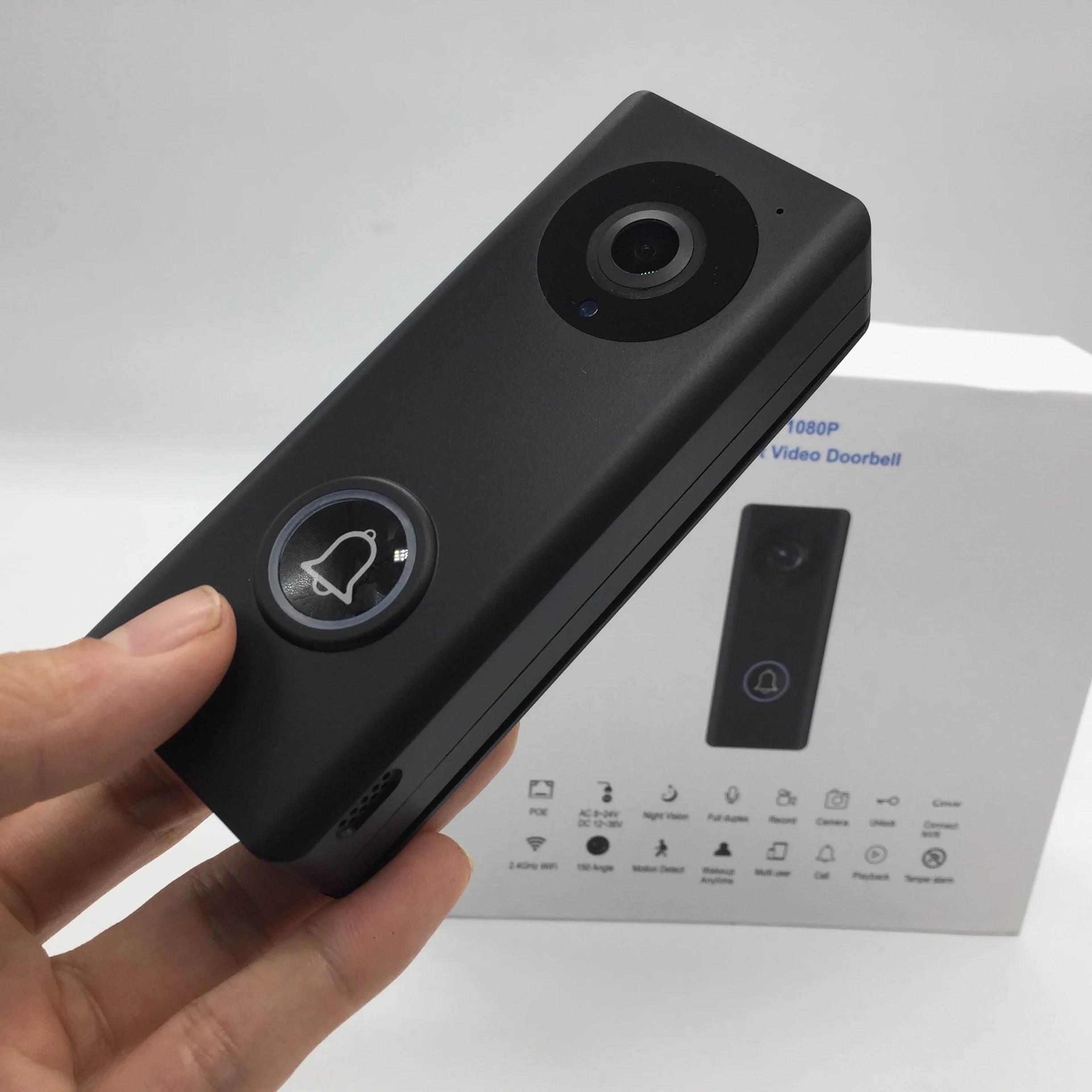 HD 1080P камера Wifi видео телефон двери дверной звонок беспроводной домофон