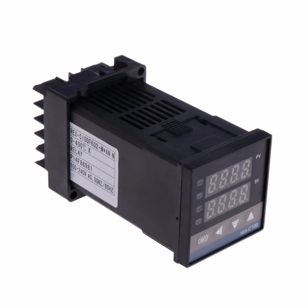 PID цифровой регулятор температуры REX C100 (м) от 0 до 400 градусов Цельсия K Тип Реле
