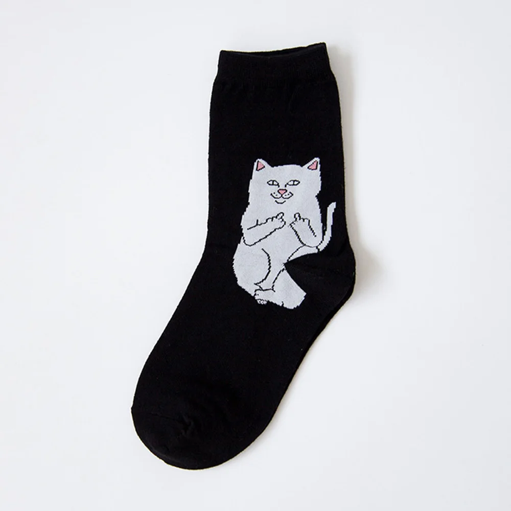 running socks women 1Pair Fashion Unisex Cartoon Cat Art Funny Alien Planet Comfortable Autumn Winter Creative Warm Cotton Halloween Party Socks heated socks for women