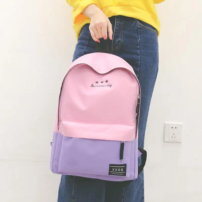 MOJOYCE новые модные женские туфли полиэфирное волокно рюкзак детей школьного рюкзака для девочек студентов Largr Ёмкость ноутбук сумки для