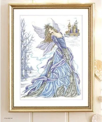 

Needlework,DIY Cross Stitch,Sets For Embroidery kits,14CT&16CT&18CT,Ice angel