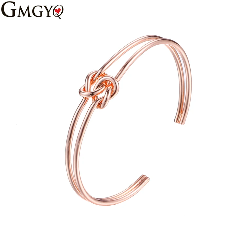 Women Rose Color Cuff Bangles Rose Gold Accessories Bangles Rose