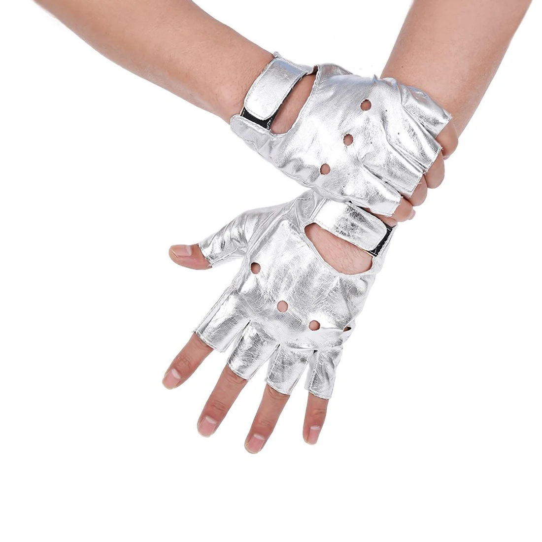 

Men Genuine Leather Gloves Half Finger Sheep Leather Fingerless Gloves Climbing Anti Skid Fitness Workout Training bike gloves h