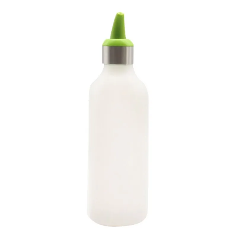 Соусники кухонные принадлежности Посуда Соусники ароматизированные бутылки варенья Уксус Кетчуп горчичный инструменты для приготовления пищи - Цвет: Зеленый