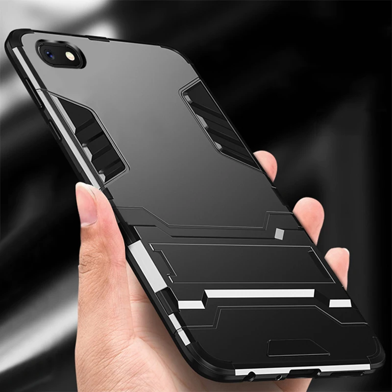 

Case for xiaomi redmi 6a case on redmi 6a case Armor Shockproof Hybrid stand protector Thin Back Cover for redmi 6a bumper case
