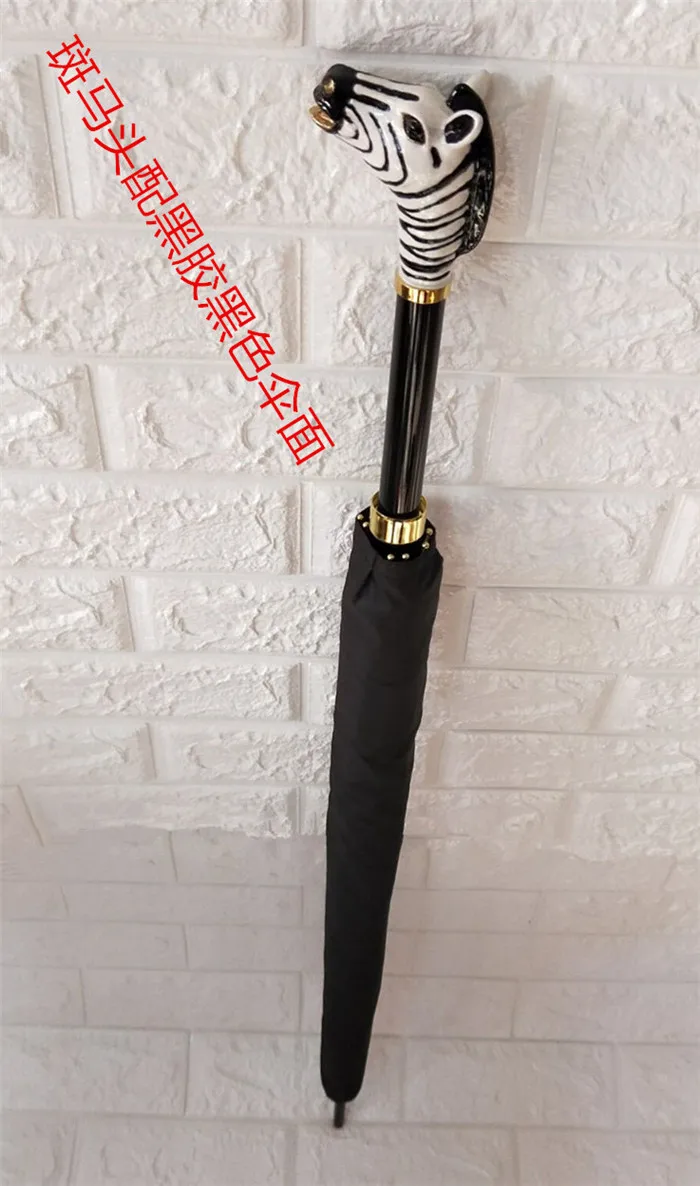Полуавтоматический креативный зонтик с длинными ручками в виде животных, зонтик от дождя для женщин и мужчин, элегантный мужской солнцезащитный Зонт Z567