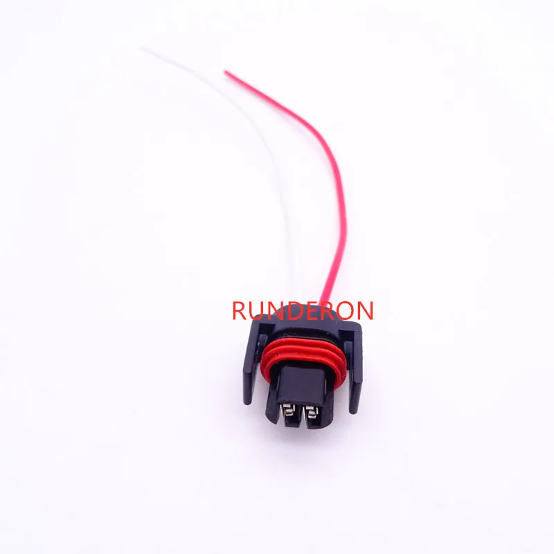 

Fuel System Common Rail Injector 2 PIN Connector Plug Socket for CAT C7 C9 Length 15CM