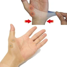 Магнитный лечебный наручный палец руки поддерживающие перчатки силиконовый гель артрит корректор давления Массаж для снятия боли перчатки 1 шт