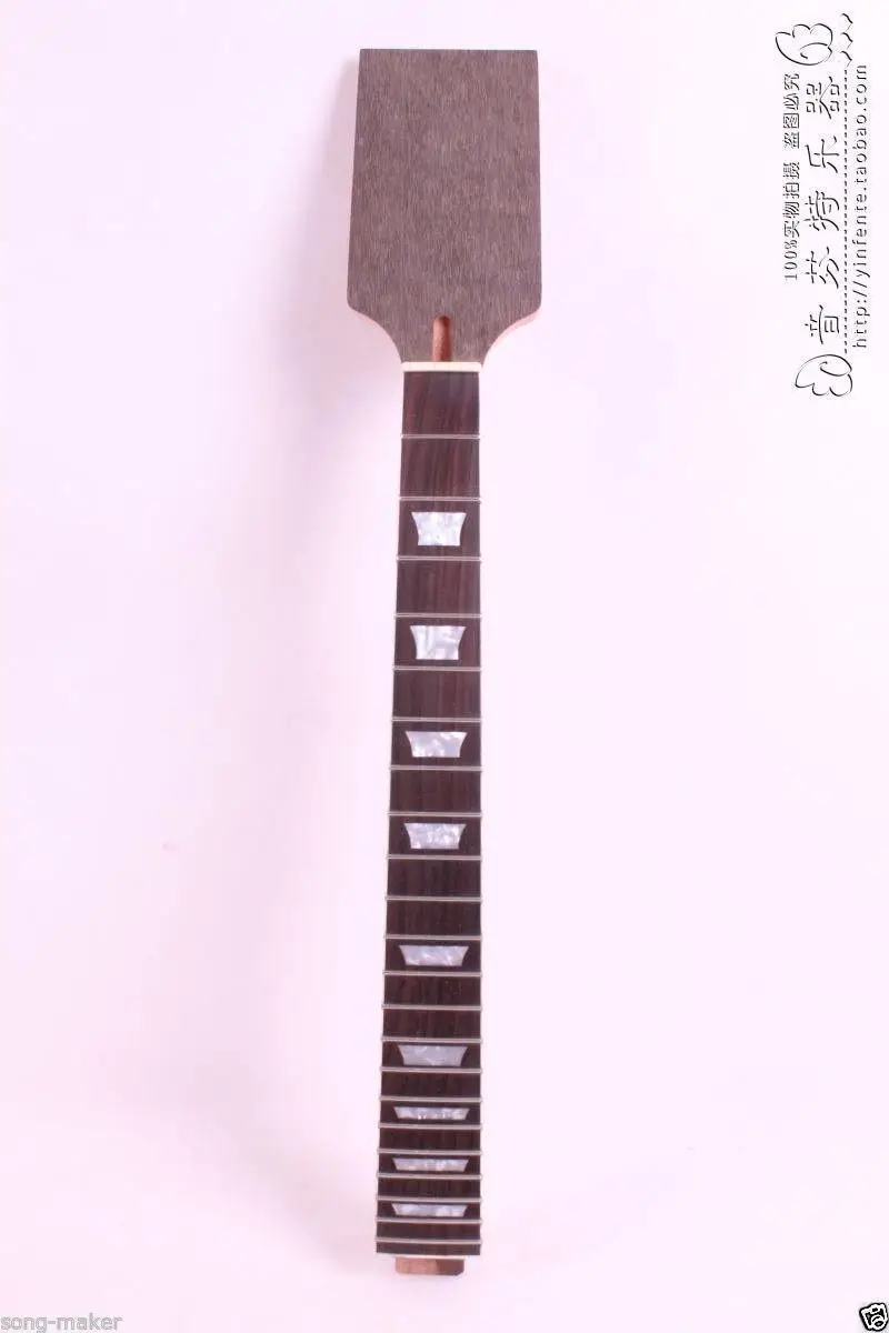 

New Electric Guitar Neck Solid wood Fretboard Paddle 24.75 inch 22 fret