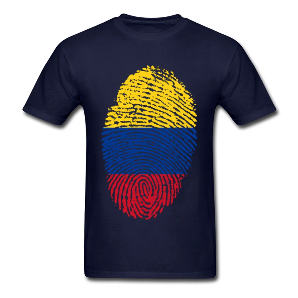 Colombia Flag Fingerprint_navy