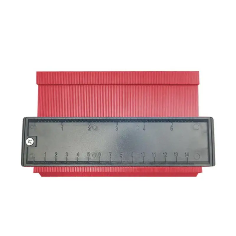 5/6/10" Tiles Width Profile Copy Gauge Contour Plastic Gauge Duplicator Standard Wood Marking Tool Tiling Laminate - Цвет: undefined