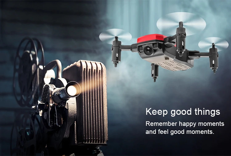 Мини Дрон с дистанционным управлением камера HD складной RC Квадрокоптер высота
