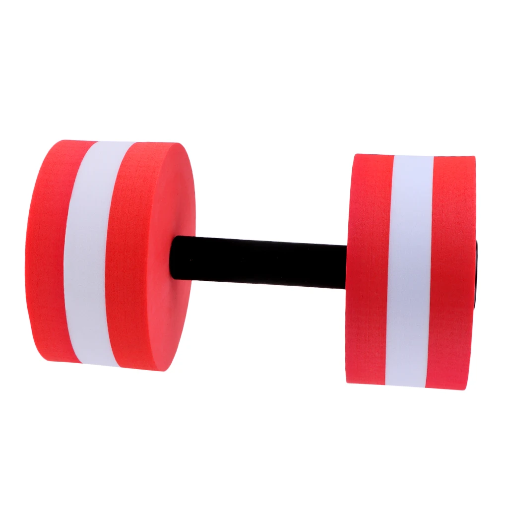 

1 Piece Water Aerobics Aquatic Dumbbells Women Dumbbells Set for Fitness Training EVA Foam Barbell Pool Workout Exercise Tool