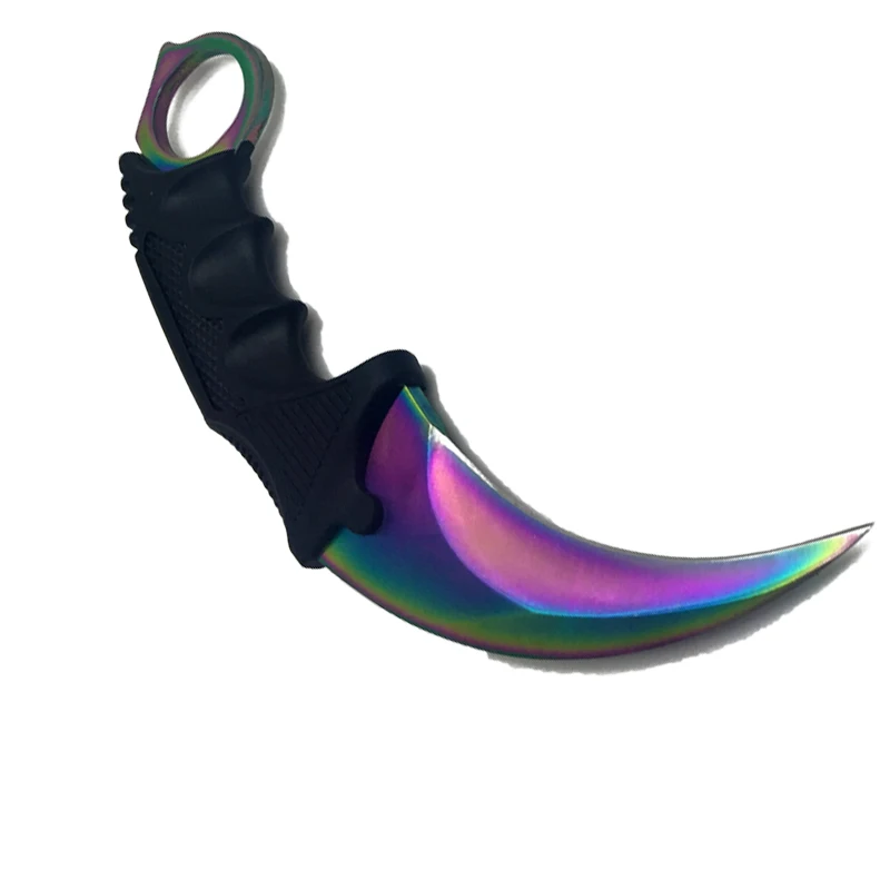 

CS GO Camping Folding Knives Top Quality Tactical Claw hobby survival Karambit Ring Knife Card knife credit card knife