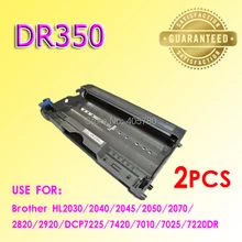2 шт. DR350 комплект тонера совместимый для брата DR350 DR-350 350 HL-2040/2070/7020/2820/7420