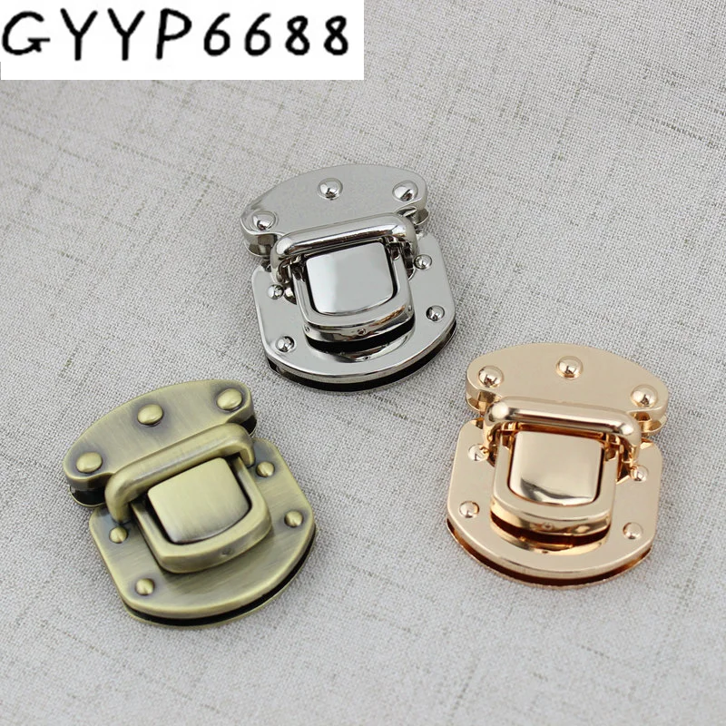 1set 10sets 49*40mm Lock backpack OVAL lock handbags buckle bag