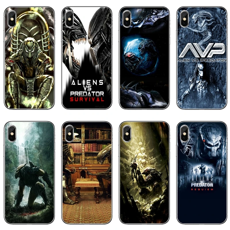 Мягкий чехол для телефона Alien vs Predator Xiaomi Redmi Note 7 6 5 5A 4 pro S2 plus 6A 4A 4x Pocophone F1|Бамперы| |